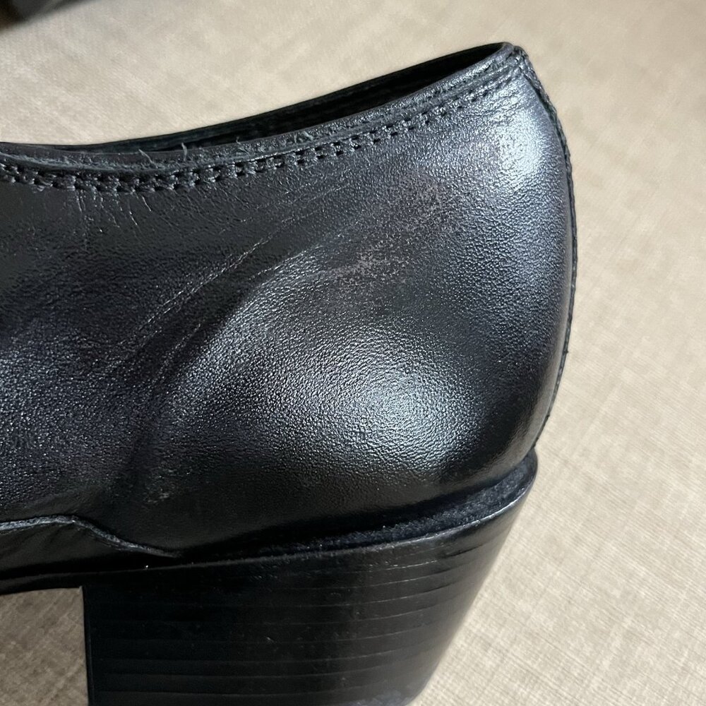 Charlie 1 Horse Black Booties Size 8 (B) Boots Short Leather Western Cowboy - Picture 13 of 16